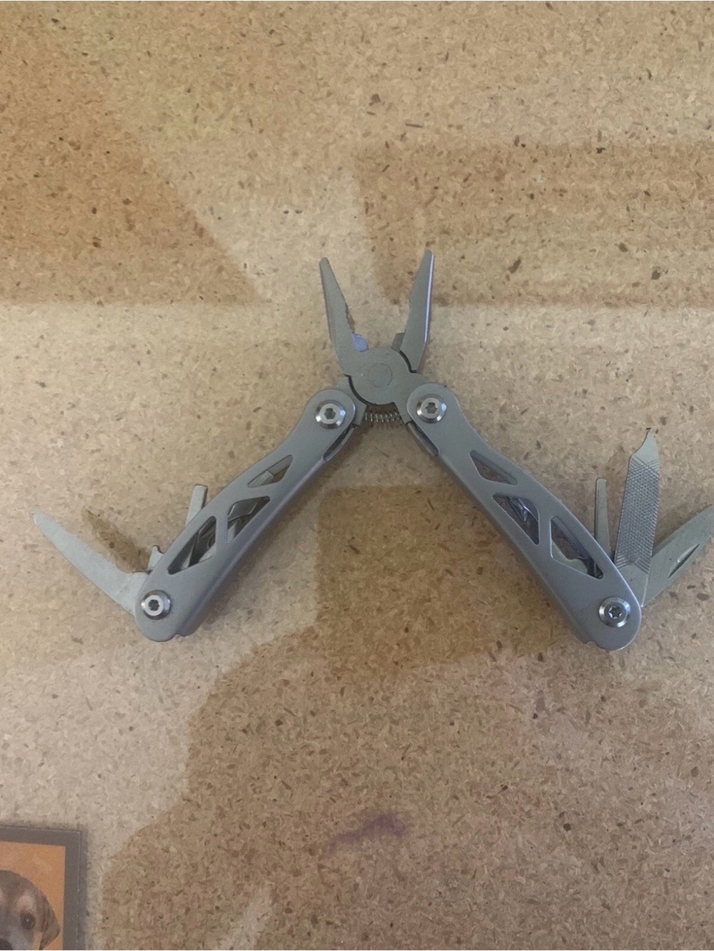 Multi-Tool Pliers with Gray Finish - Unbranded small leatherman multi tool